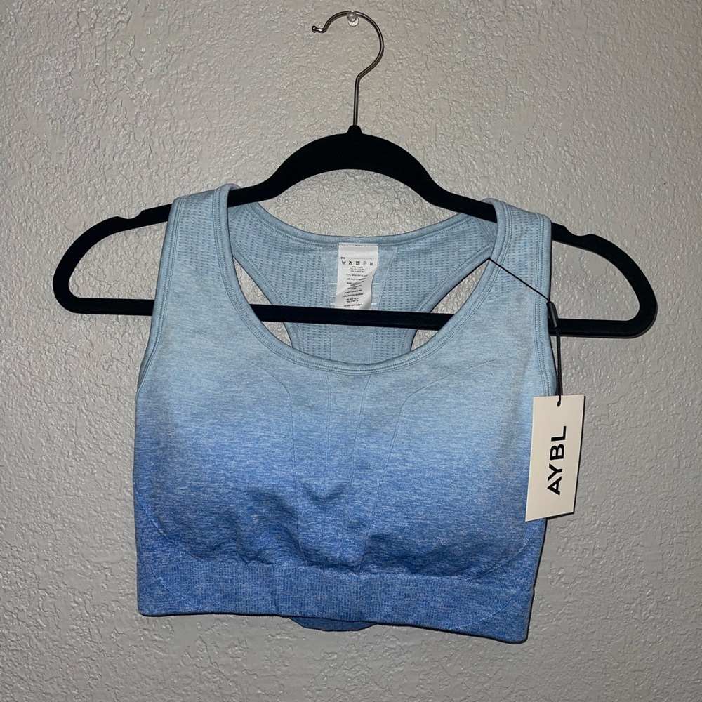 AYBL Women's Blue Gradient Crop Top